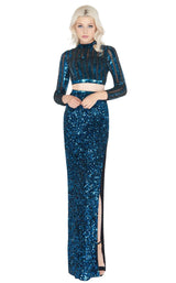 Mac Duggal 4650A Black/Teal