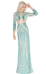 Mac Duggal 4660A Green-Genie