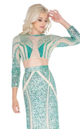 Mac Duggal 4660A Green-Genie