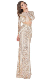 Mac Duggal 4660A Rose Gold
