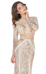 Mac Duggal 4660A Rose Gold
