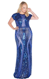 Mac Duggal Fabulouss 4676F Cobalt