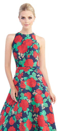 Mac Duggal 55162I Midnight Rose
