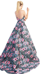 Mac Duggal 55213I Pink-Lagoon
