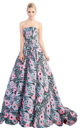 Mac Duggal 55213I Pink-Lagoon