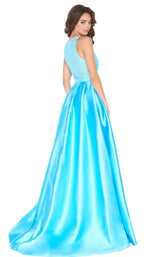 Mac Duggal 62715K Turquoise