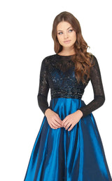 Mac Duggal 62883D Teal