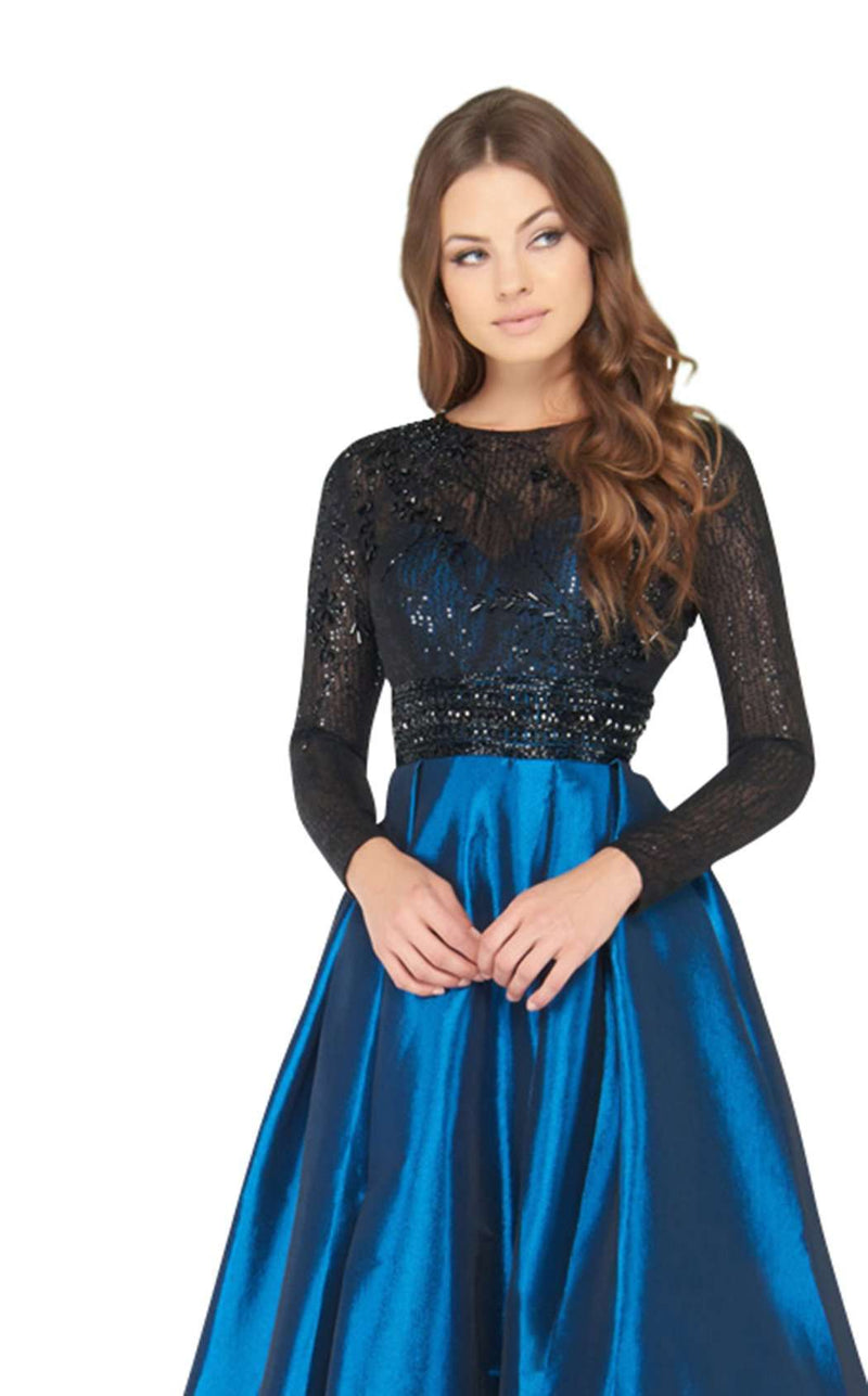 Mac Duggal 62883D Teal