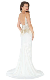 Mac Duggal 62957R Ivory/Gold