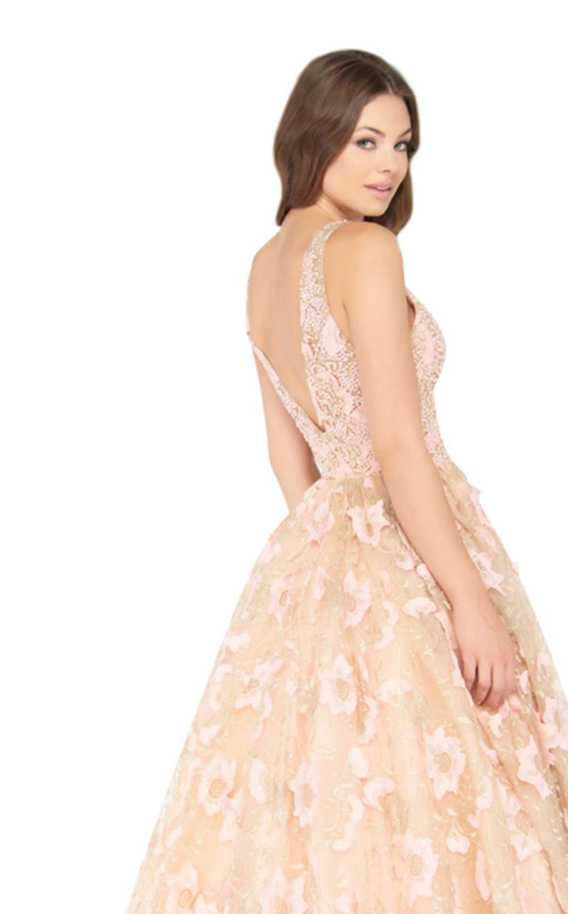 Mac Duggal 62960D Rose Gold