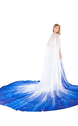 Mac Duggal 66165R Ivory/Royal
