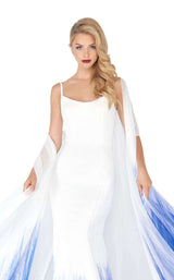 Mac Duggal 66165R Ivory/Royal