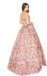 Mac Duggal 66222D Rose Gold