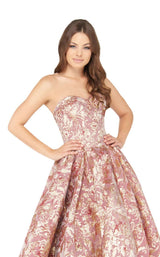 Mac Duggal 66222D Rose Gold