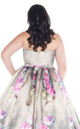 Mac Duggal Fabulouss 66278F Floral-Rain