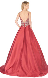 Mac Duggal 66285R Deep Red