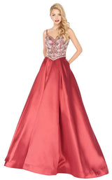 Mac Duggal 66285R Deep Red
