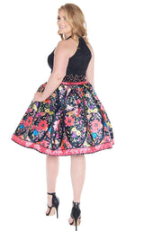 Mac Duggal Fabulouss 66385K Black Multi