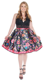 Mac Duggal Fabulouss 66385F Black Multi