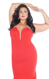 Mac Duggal Fabulouss 66390F Red