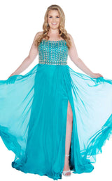 Mac Duggal Fabulouss 66405F Jade