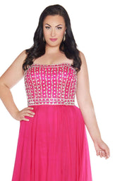 Mac Duggal Fabulouss 66405F Strawberry