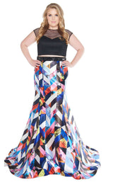 Mac Duggal Fabulouss 66409F Black Multi