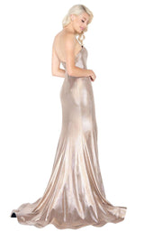 Mac Duggal 66491M Nude/Silver