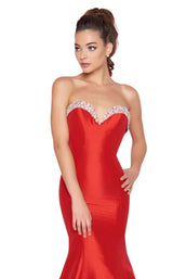 Mac Duggal 66498L Red