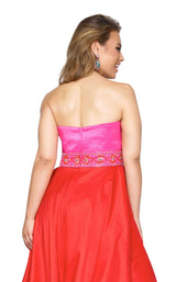 Mac Duggal Fabulouss 77159F Hot-Pink-Cherry