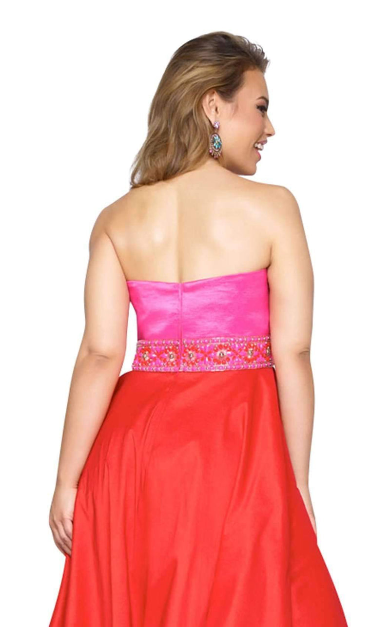Mac Duggal Fabulouss 77159K Hot-Pink-Cherry