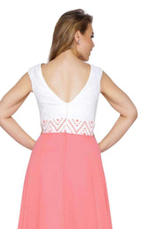 Mac Duggal Fabulouss 77171F Ivory-Coral