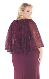 Mac Duggal Fabulouss 77308F Burgundy