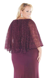 Mac Duggal Fabulouss 77308F Burgundy