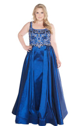 Mac Duggal Fabulouss 77361F Sapphire