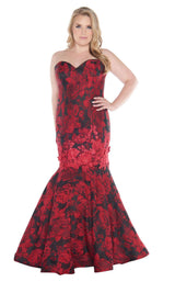 Mac Duggal Fabulouss 77381F Red/Black