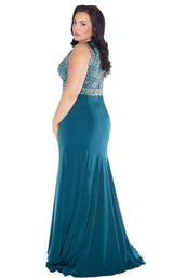 Mac Duggal Fabulouss 77388F Deep Emerald