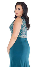 Mac Duggal Fabulouss 77388F Deep Emerald
