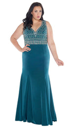 Mac Duggal Fabulouss 77388F Deep Emerald