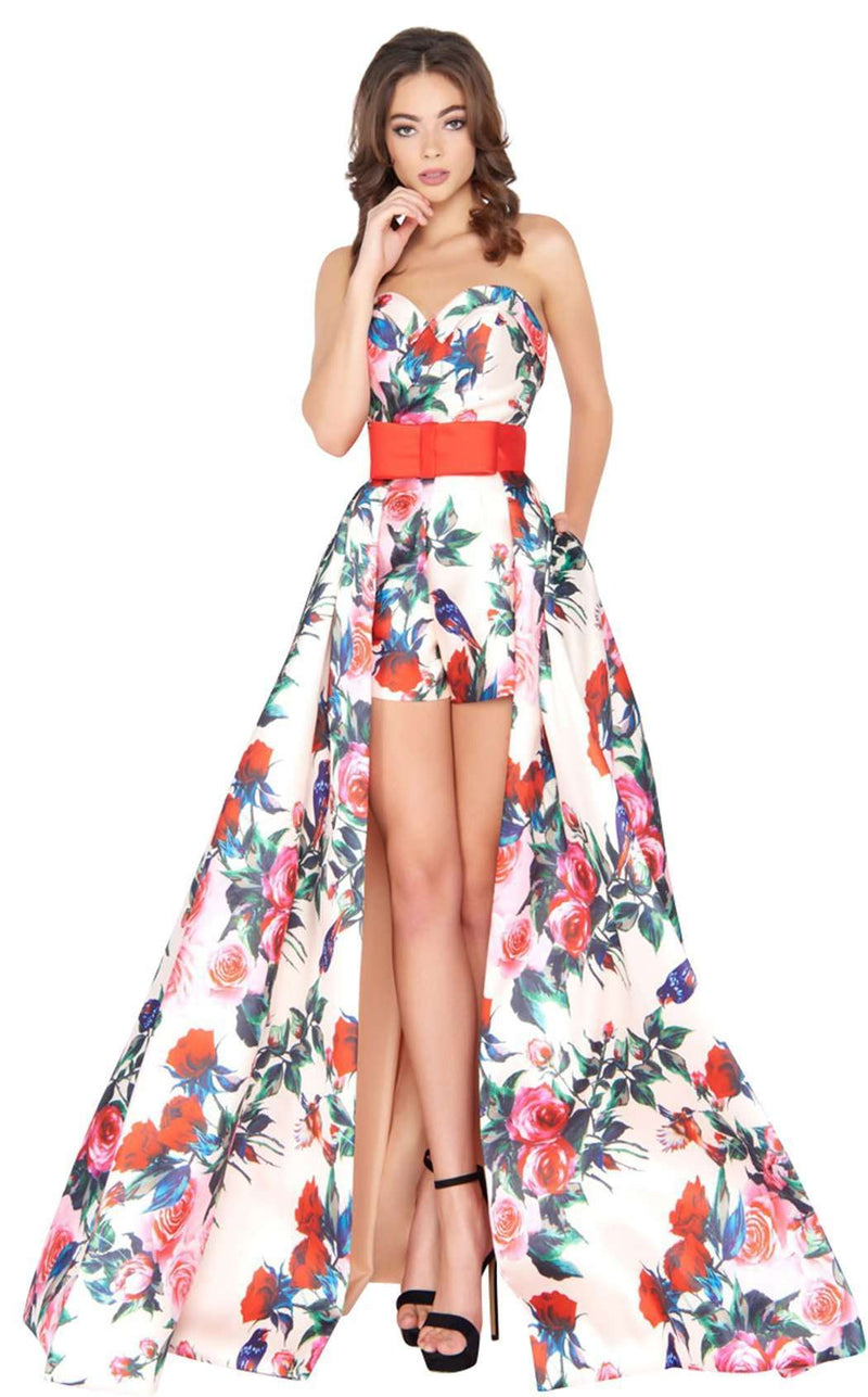 Mac Duggal 79097A Floral-Romance