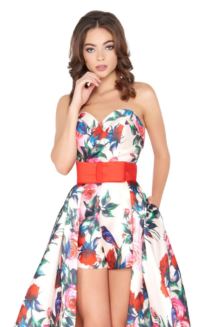 Mac Duggal 79097A Floral-Romance