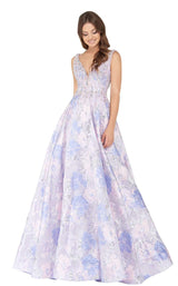 Mac Duggal 79176D Lilac-Blush