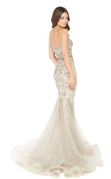 Mac Duggal 79180D Crystal-Taupe