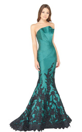 Mac Duggal 80761D Emerald-Black