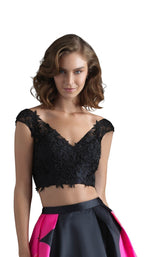 Madison James 18630 Black/Pink
