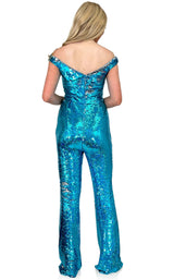 Marc Defang 8263 Jumpsuit Aqua