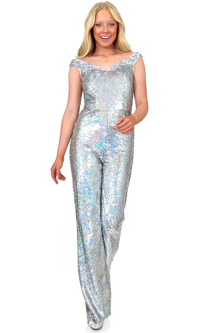 Marc Defang 8263 Jumpsuit Silver