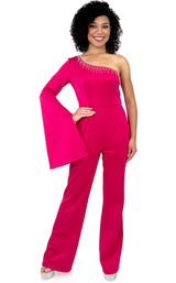 Marc Defang 8267 Jumpsuit Hot-Pink