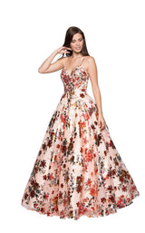 Milano Formals E2361 Red Print