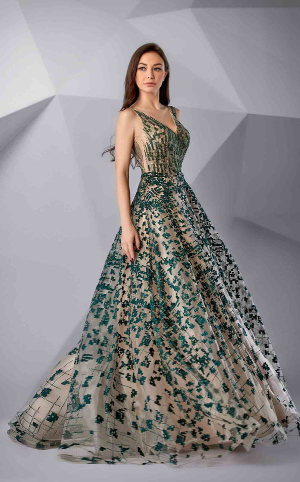 Modessa Couture M20234 Evergreen